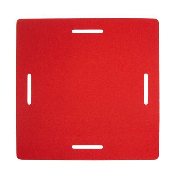 Filzauflage Feuerrot