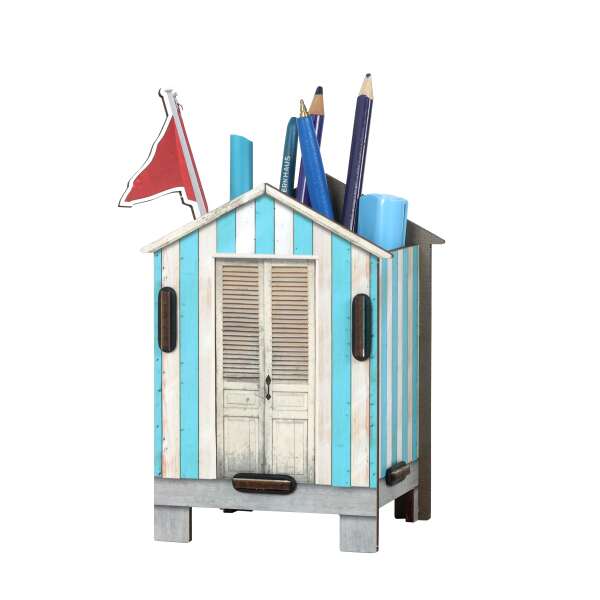 Pen Box Beach House blue