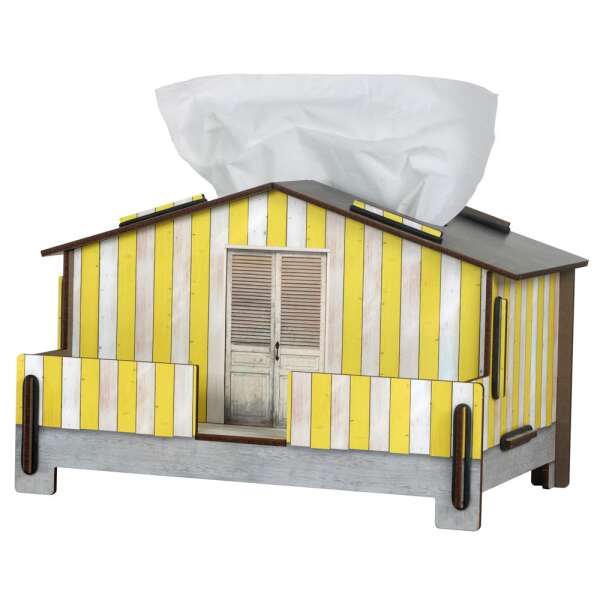 TISSUE-BOX - Beach House yellow