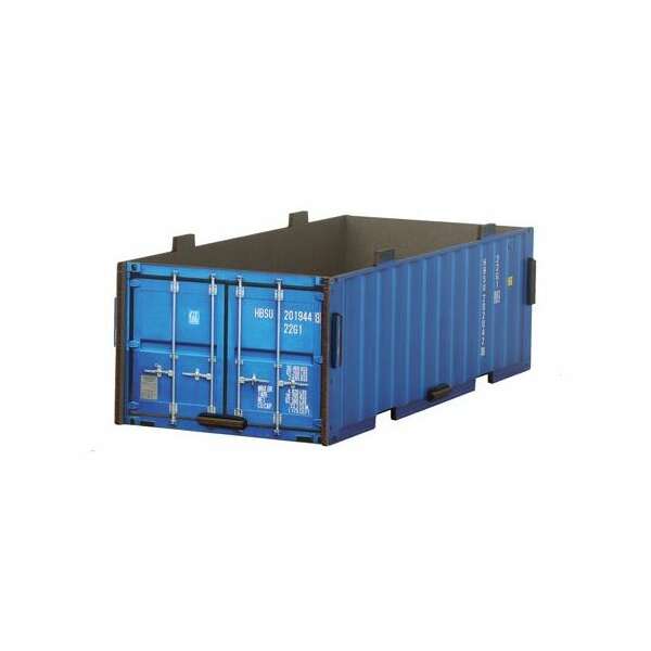 Container stackable box small - blue