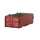 Container stackable box small - dark red