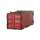 Container stackable box large - dark red