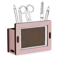 Rahmen-Stiftebox rosa