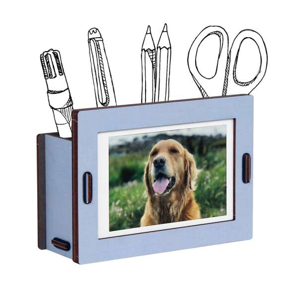 Pen Box Frame - lightblue