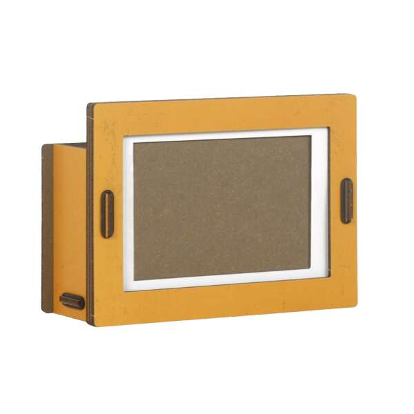 Rahmen-Stiftebox gelb