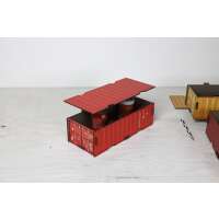 Top-Plate Container Box - light red