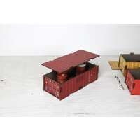 Top-Plate Container Box - red