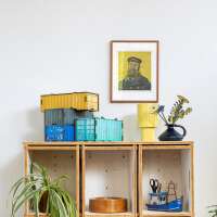 Container stackable box large