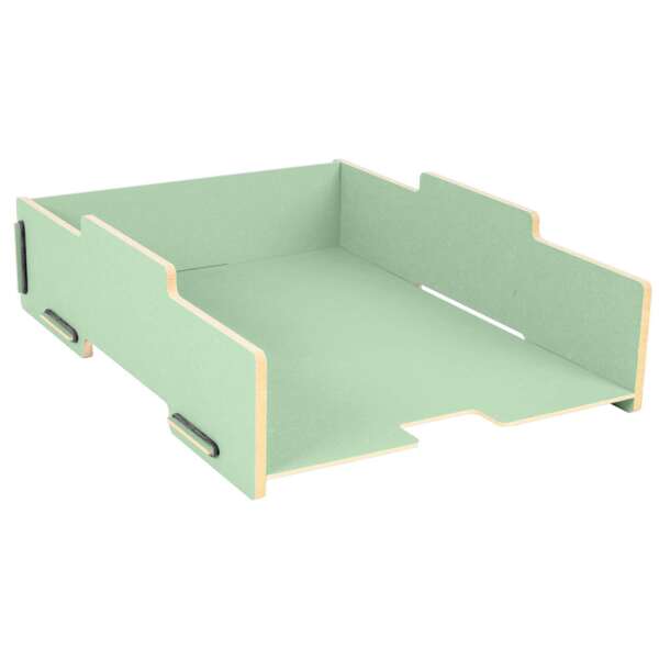 Briefablage stapelbar - Jadegrün