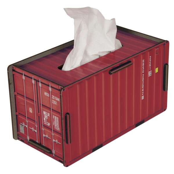 Container Tissue-Box - rot