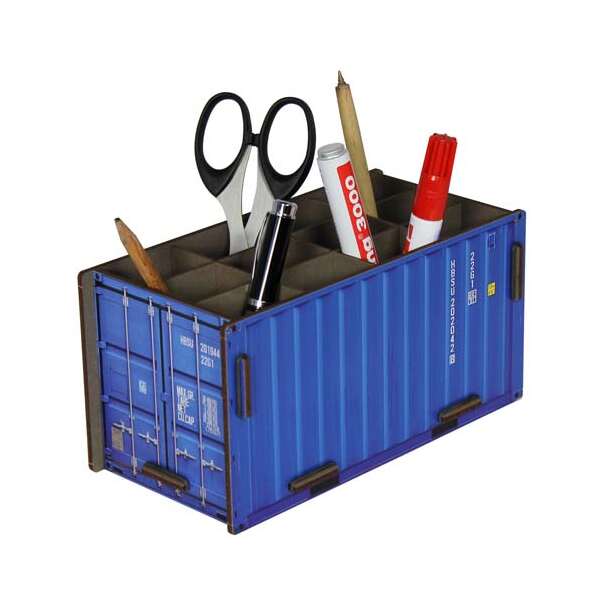 Container Stiftebox - blau