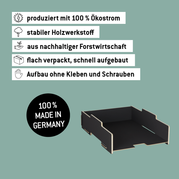 Stackable letter trays