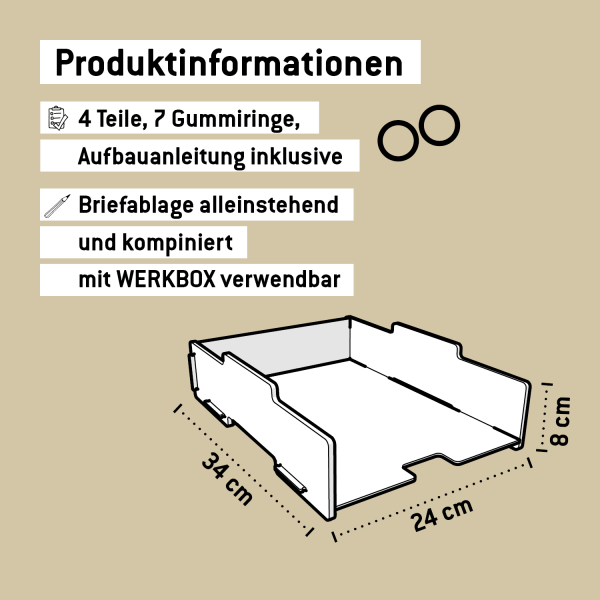Stackable letter trays