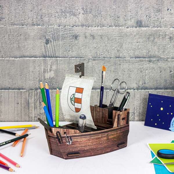 Pen Box Sailing Boat