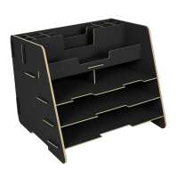 Schreibtisch Organizer - tiefschwarz