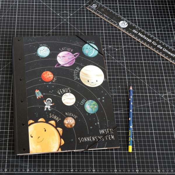 Klemmmappe - Sonnensystem