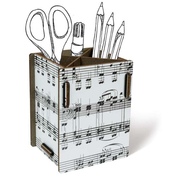 Pencil box Music notes