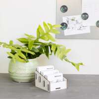 Visitenkartenhalter - 3 Fächer