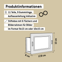 Frame pen box