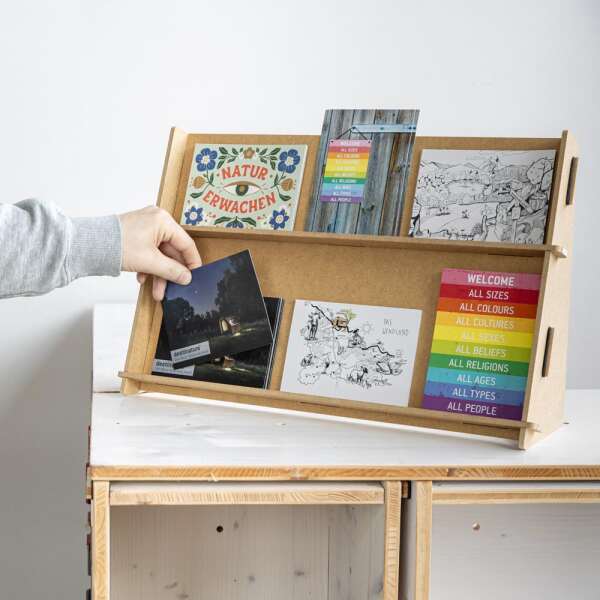 Postcard stand | 6 - 8 postcards