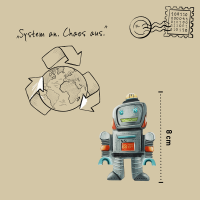 Magnet - Roboter Roni