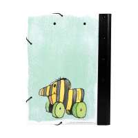 Janosch Clipboard Folder with Tiger, Bear, Frog, and Tiger Duck