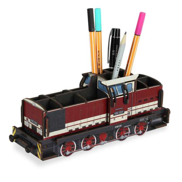 Pen Box Train V60 - red
