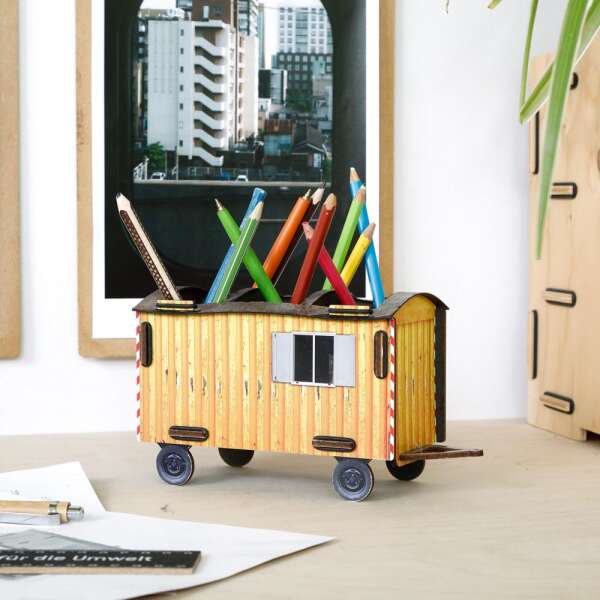 Stiftebox Bauwagen