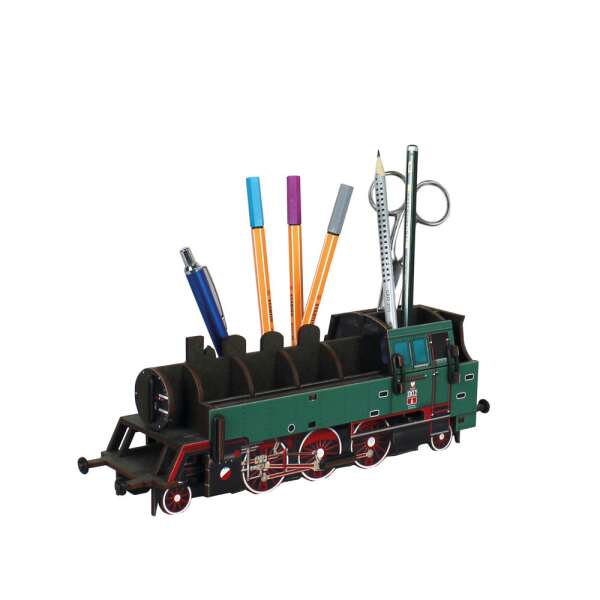 Pen Box Steam Train- green