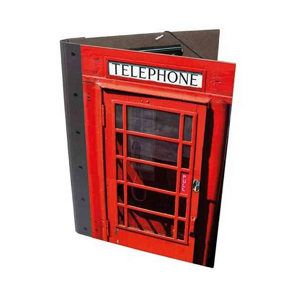 Klemmmappe - Telefonzelle London