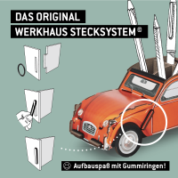 Stiftebox 2CV Ente - Orange