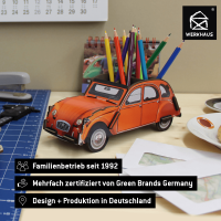 Pen Box - 2CV orange