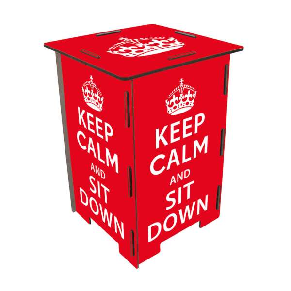 Photohocker Keep Calm