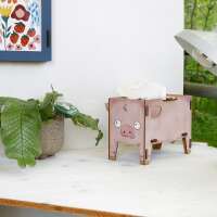 Tissue-Box Vierbeiner Schwein
