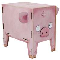 Stool four legged - Pig