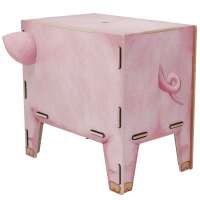 Stool four legged - Pig
