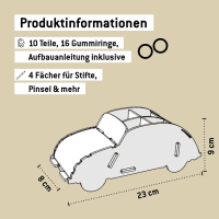 Stiftebox VW Käfer - blau