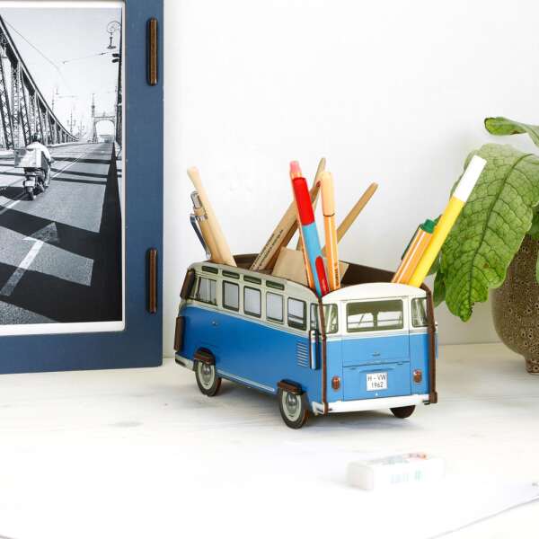 Pen Box VW-Bus blue