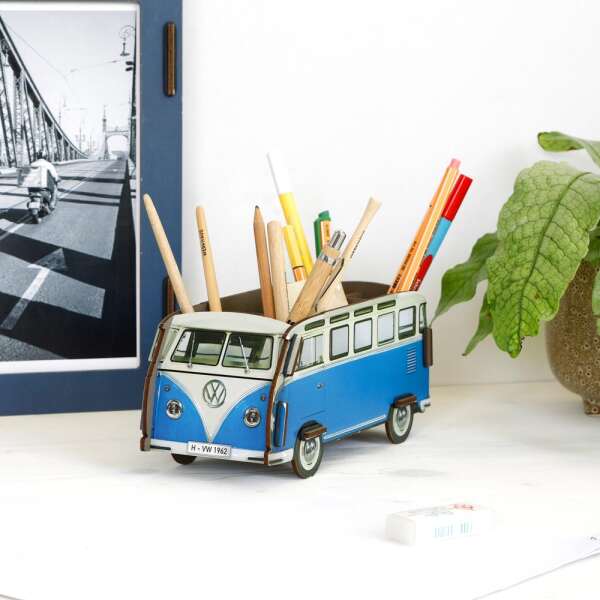 Pen Box VW-Bus blue