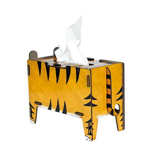 Tissue-Box Vierbeiner Tiger