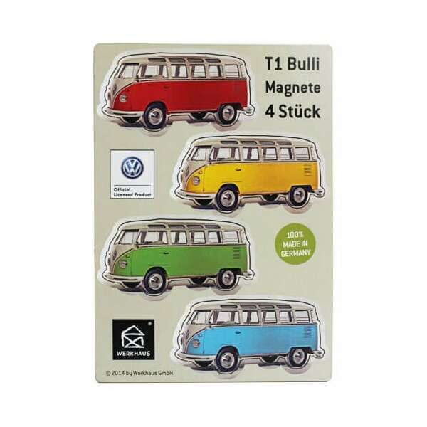 VW T1 Magnet Card - Solid colors / pattern