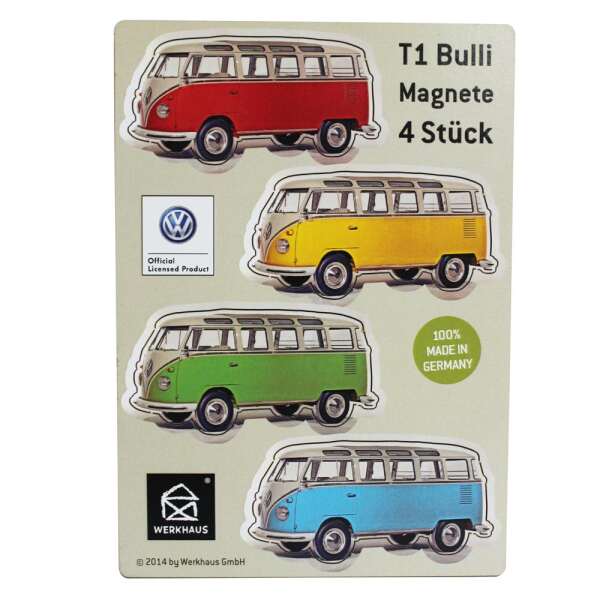 VW T1 Magnet Card - Solid colors / pattern