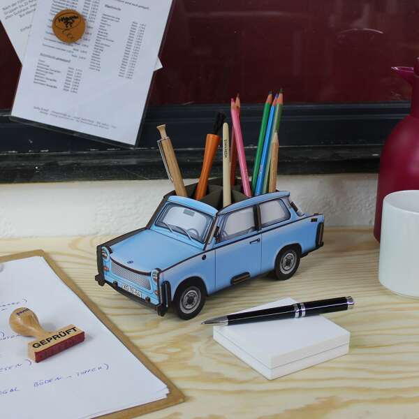 Stiftebox Trabant - Kristallblau