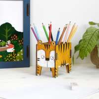 four-legged Pen Box - Tiger