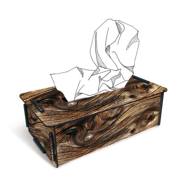 Tissue-Box Holz