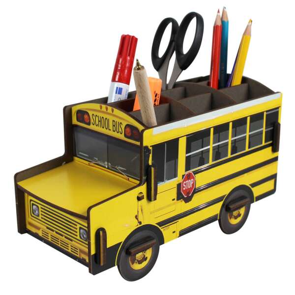 Pen Box Schoolbus
