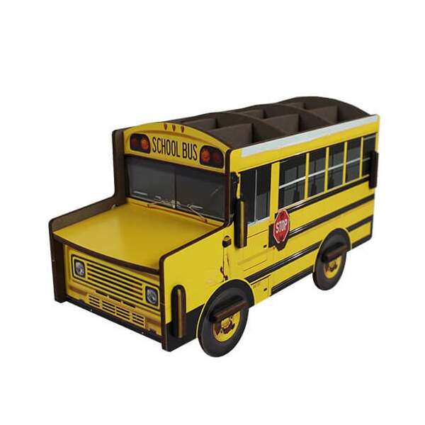 Pen Box Schoolbus