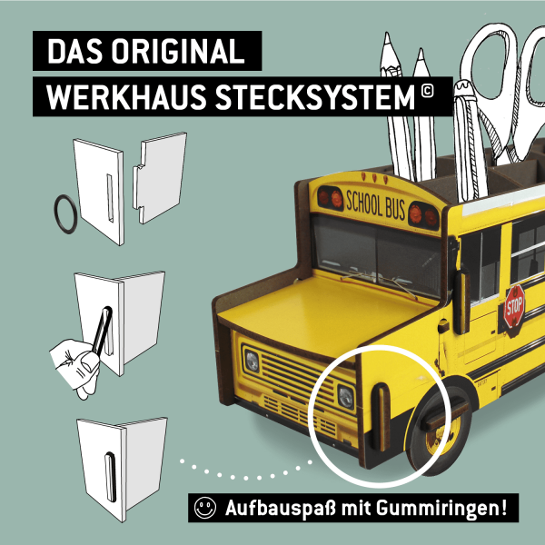 Stiftebox Schoolbus
