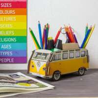 Stiftebox VW T1 - Gelb