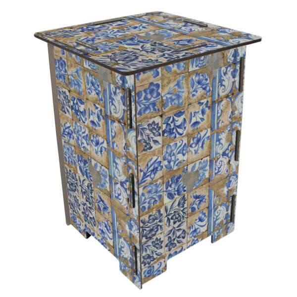Photohocker Alte Fliesen Azuleijos